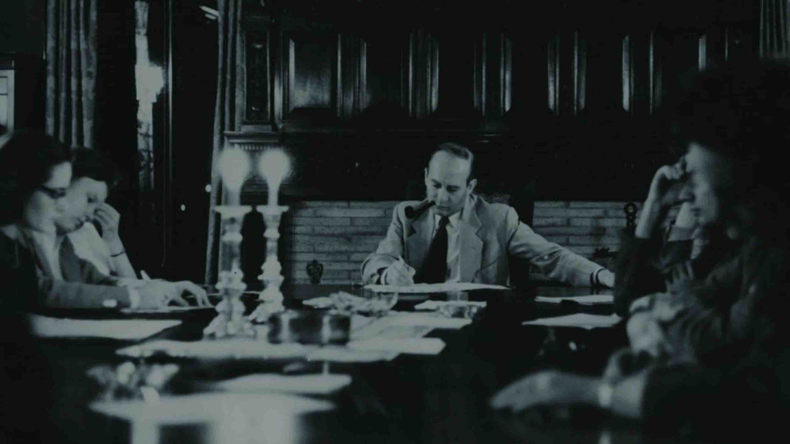 Glenn Gray leads a class, circa 1958.