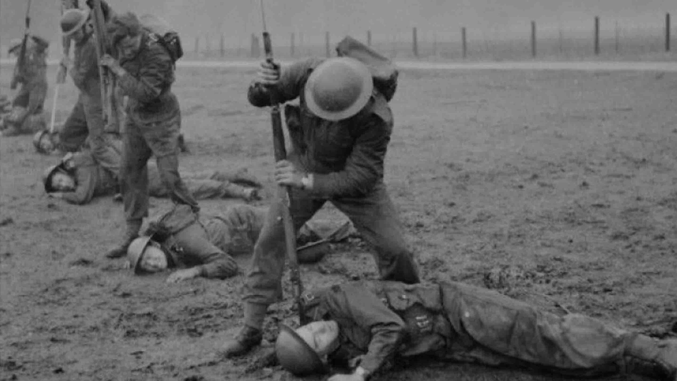 British soldiers train in close combat, date and location unknown.