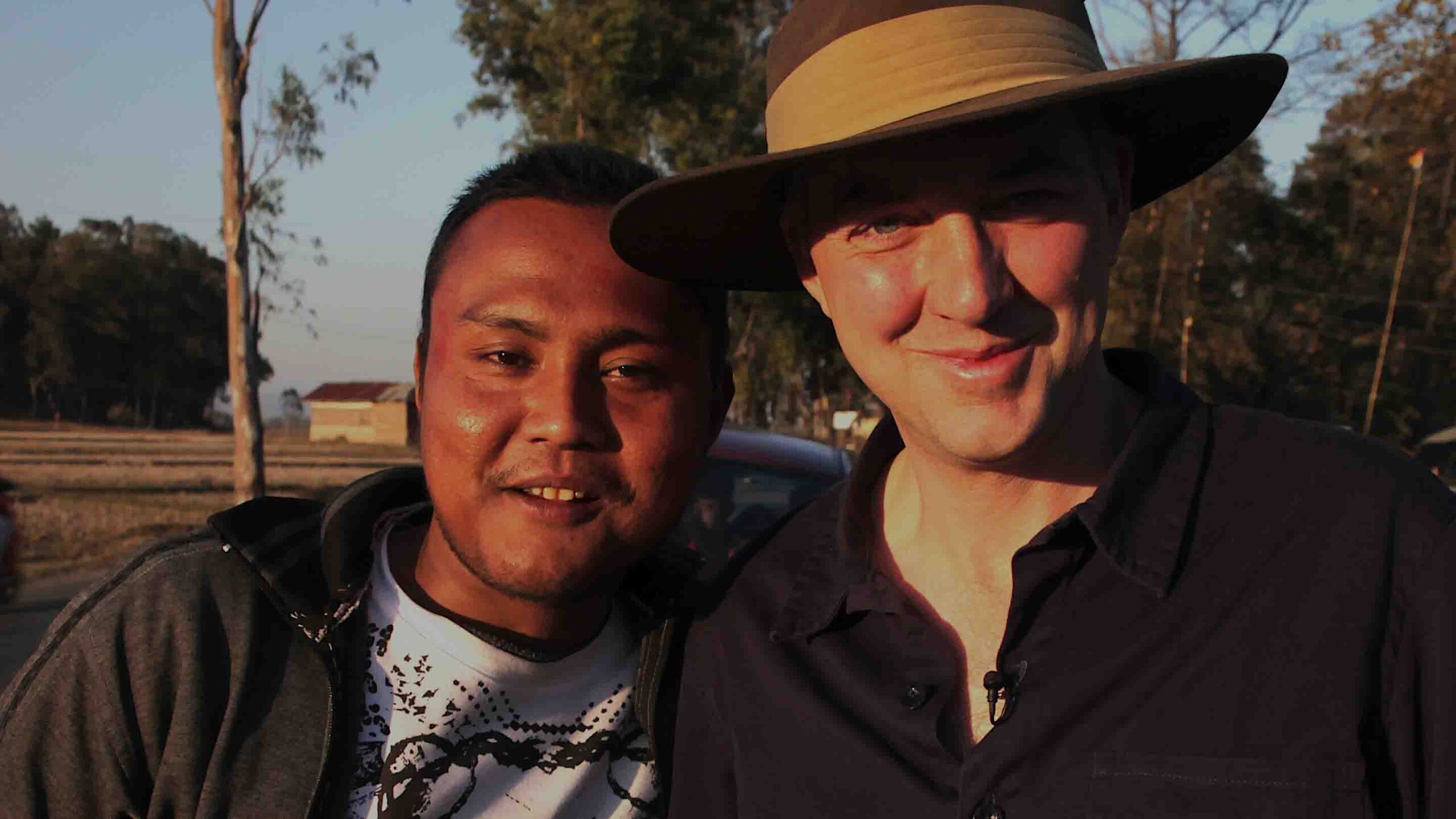 James Holland on tour in NE India