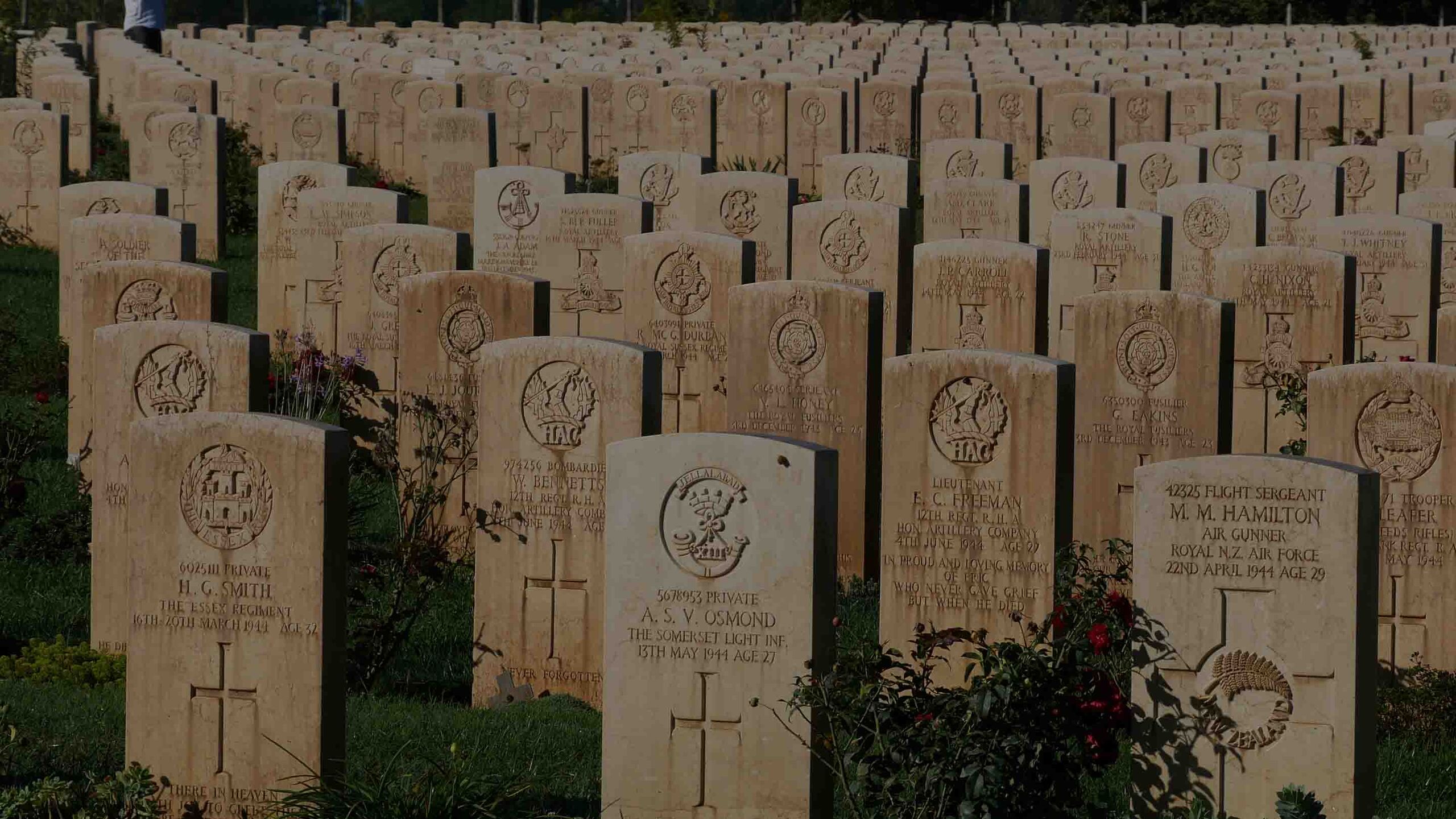 Commonwealth War Graves at CWCG Monte Cassino