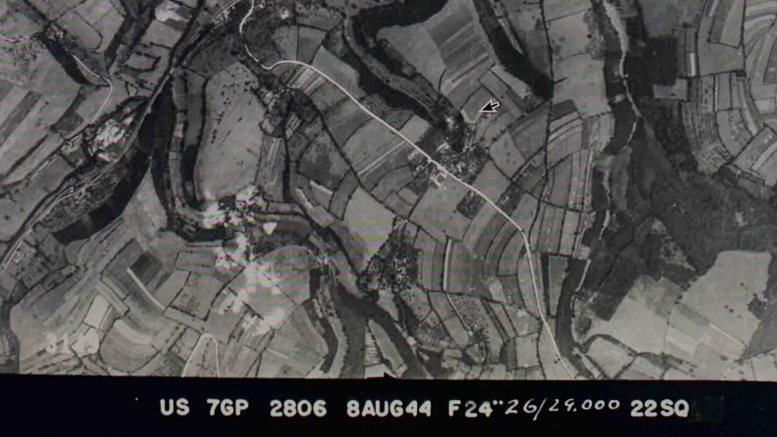 Aerial Reconnaissance photograph.