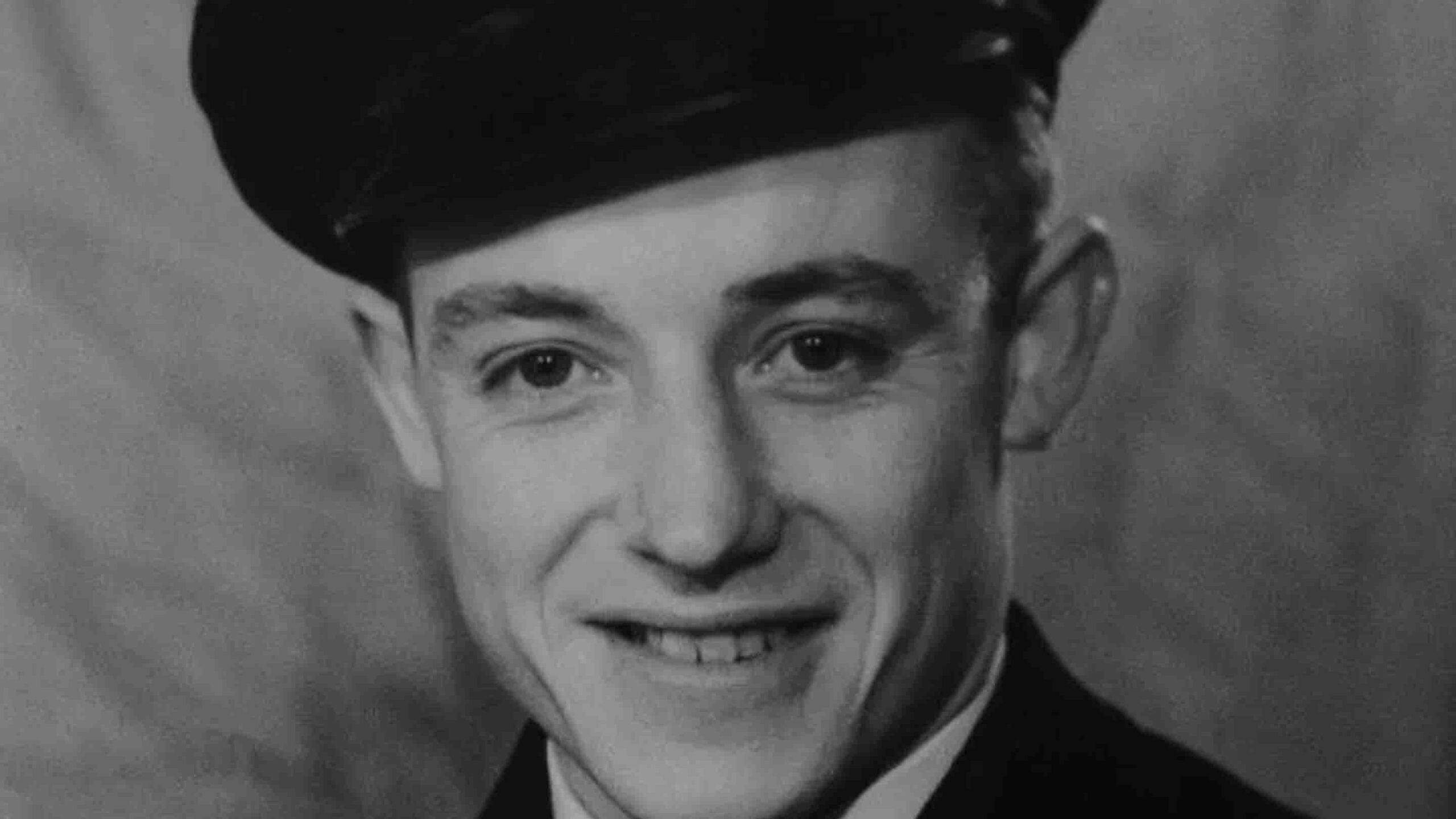 Portrait of Ronnie Scott in uniform.