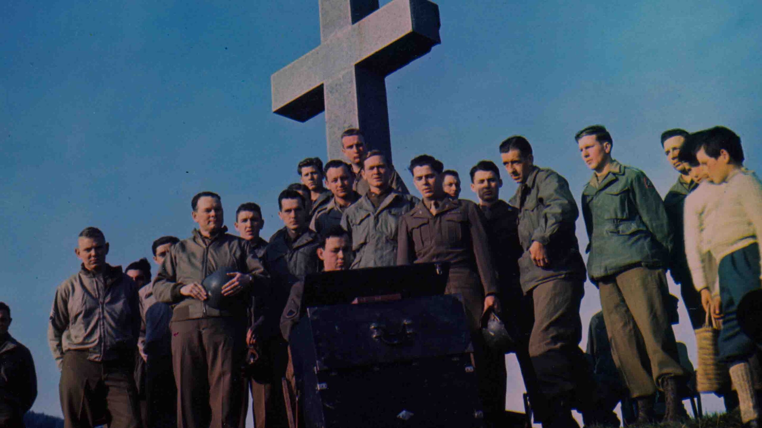 Easter sunrise services for men of IV Corps.