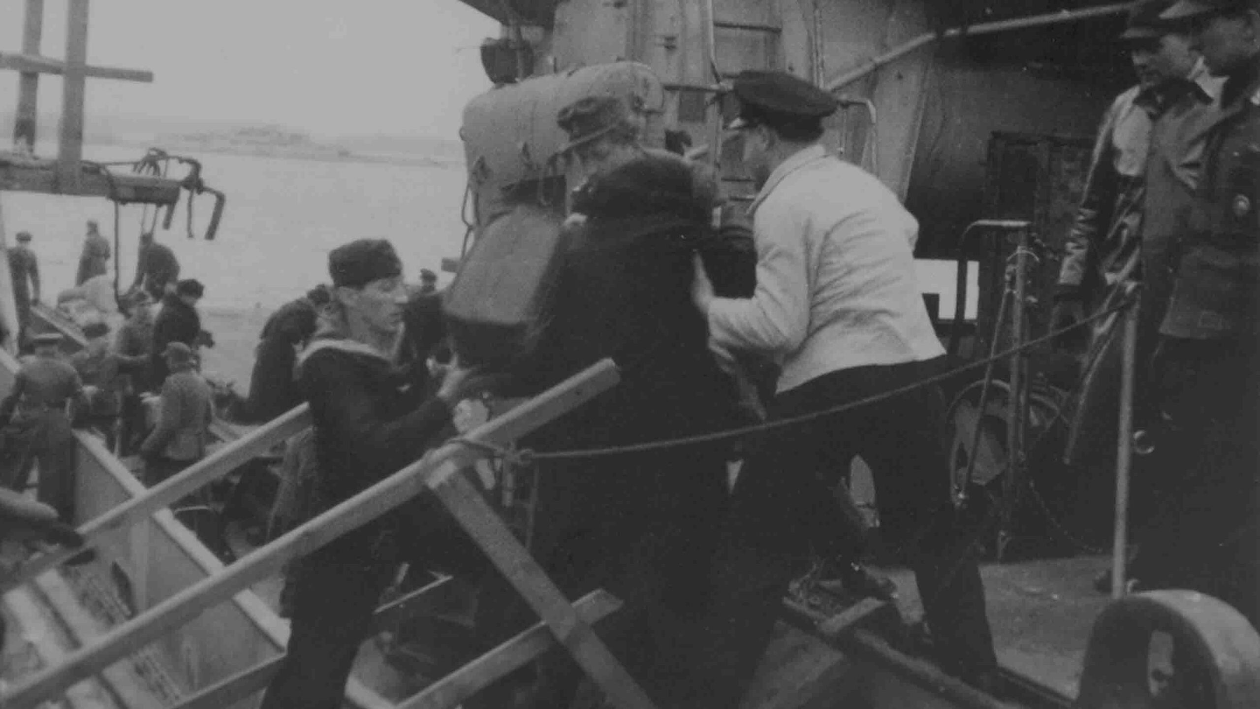 German civilians evacuated from East Prussia, 1945.