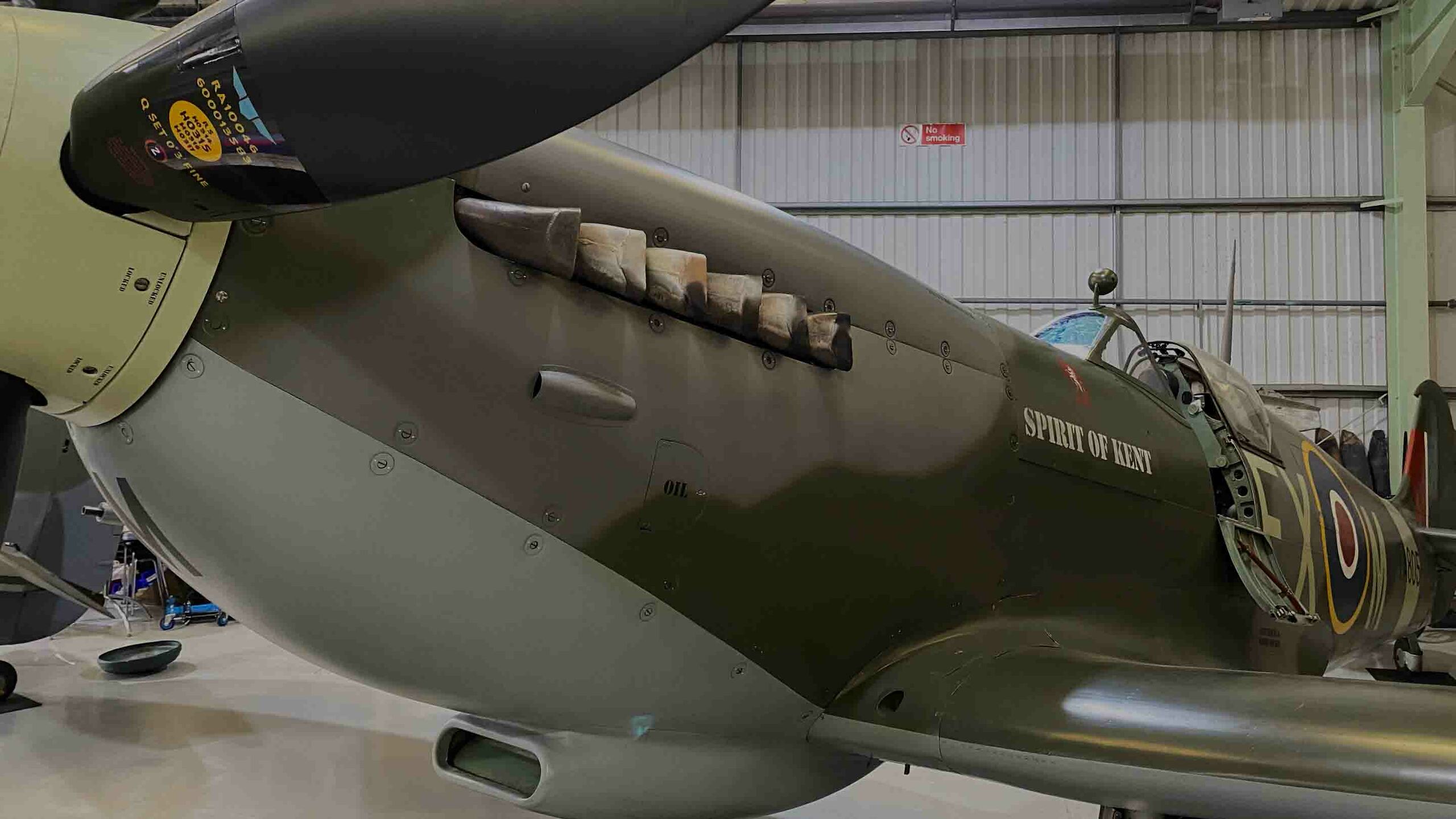 Spirit of Kent Spitfire at Biggin Hill
