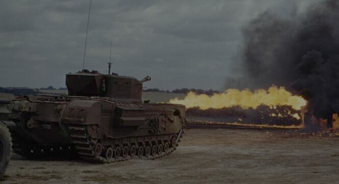 Crocodile Flamethrower Tank in Normandy